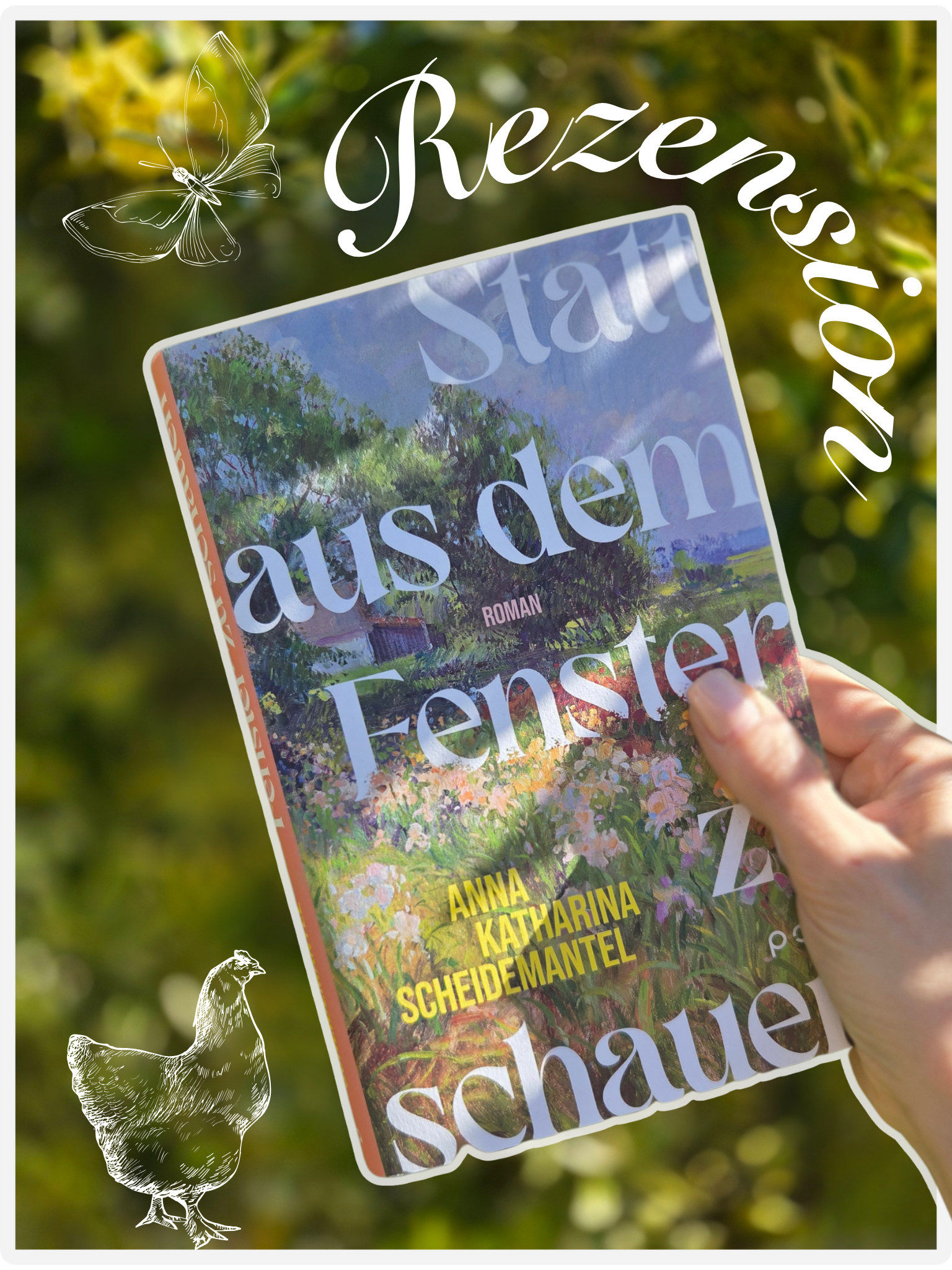 [Rezension] „Statt aus dem Fenster zu schauen“ von Anna Katharina Scheidemantel